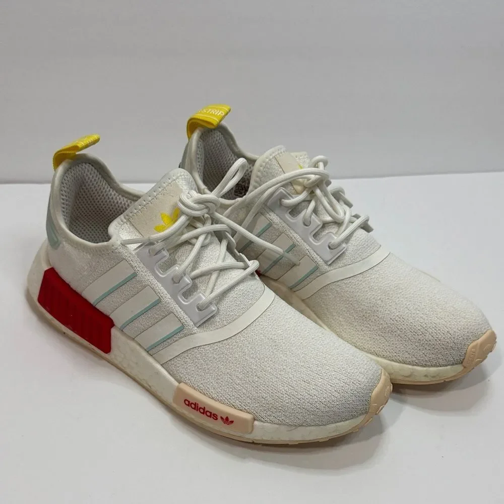 adidas NMD_R1 Withe with red and yellow